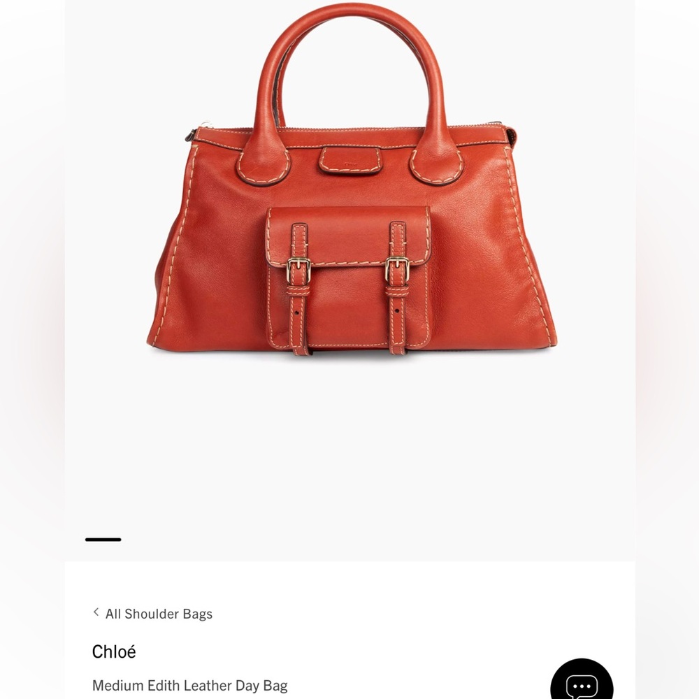 Chloé Medium Edith Leather Day Bag (TAN)